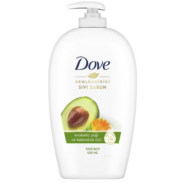 Dove Sıvı Sabun 450 Ml Nemlendiricili Avokado Yağı