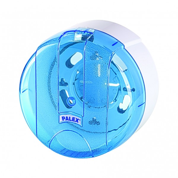 Palex Pratik İçten Çekmeli Tuvalet Kağıdı Dispenseri - Şeffaf Mavi