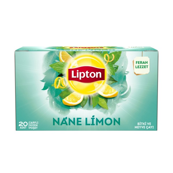 Lipton Bardak Poşet Çay Nane Limon 2G X 20 Adet