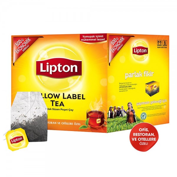 Lipton Yellow Label Bardak Poşet Çay 2 G X 500 Adet