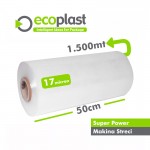 Ecoplast 17 Micron Makine Tipi Palet Streci Super Power 50 cm x 1500 mt.