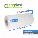 Ecoplast 23 Micron Makine Tipi Palet Streci Super Power 50 cm x 1500 mt.